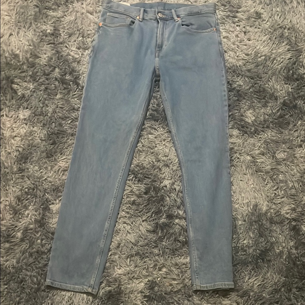 H&M Blue Slim Straight Jeans